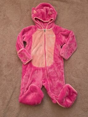 Nwot Columbia 18-24 months pink kitty cat bunting romper coat Outerwear winter